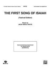 First Song of Isaiah-Festival Editi Instrumental Parts choral sheet music cover